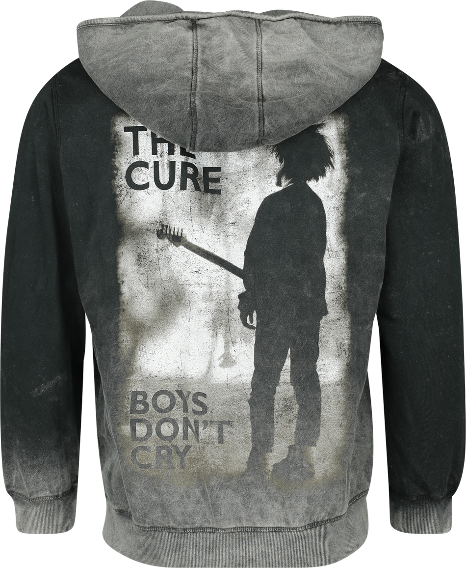 Sweat-shirt zippé à capuche  de The Cure - Boys Don't Cry - S à XXL - pour Homme - gris - The Cure - View 2