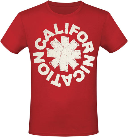 T-Shirt Manches courtes  de Red Hot Chili Peppers - Californication - S à 3XL - pour Homme - rouge - Red Hot Chili Peppers