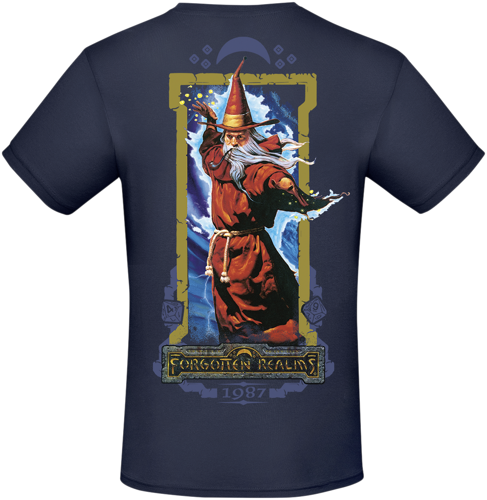 T-Shirt Manches courtes Gaming de Donjons & Dragons - Forgotten Realms 1987 - M à L - pour Homme - bleu - Donjons & Dragons - View 2