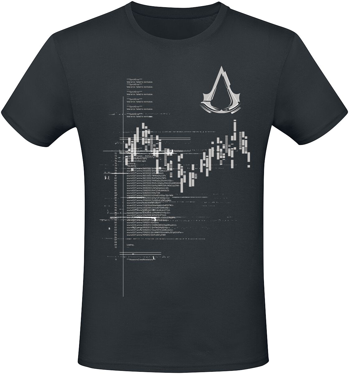 T-Shirt Manches courtes Gaming de Assassin's Creed - Assassin's Creed - T-Shirt Code - S à XXL - pour Homme - noir - Assassin's Creed