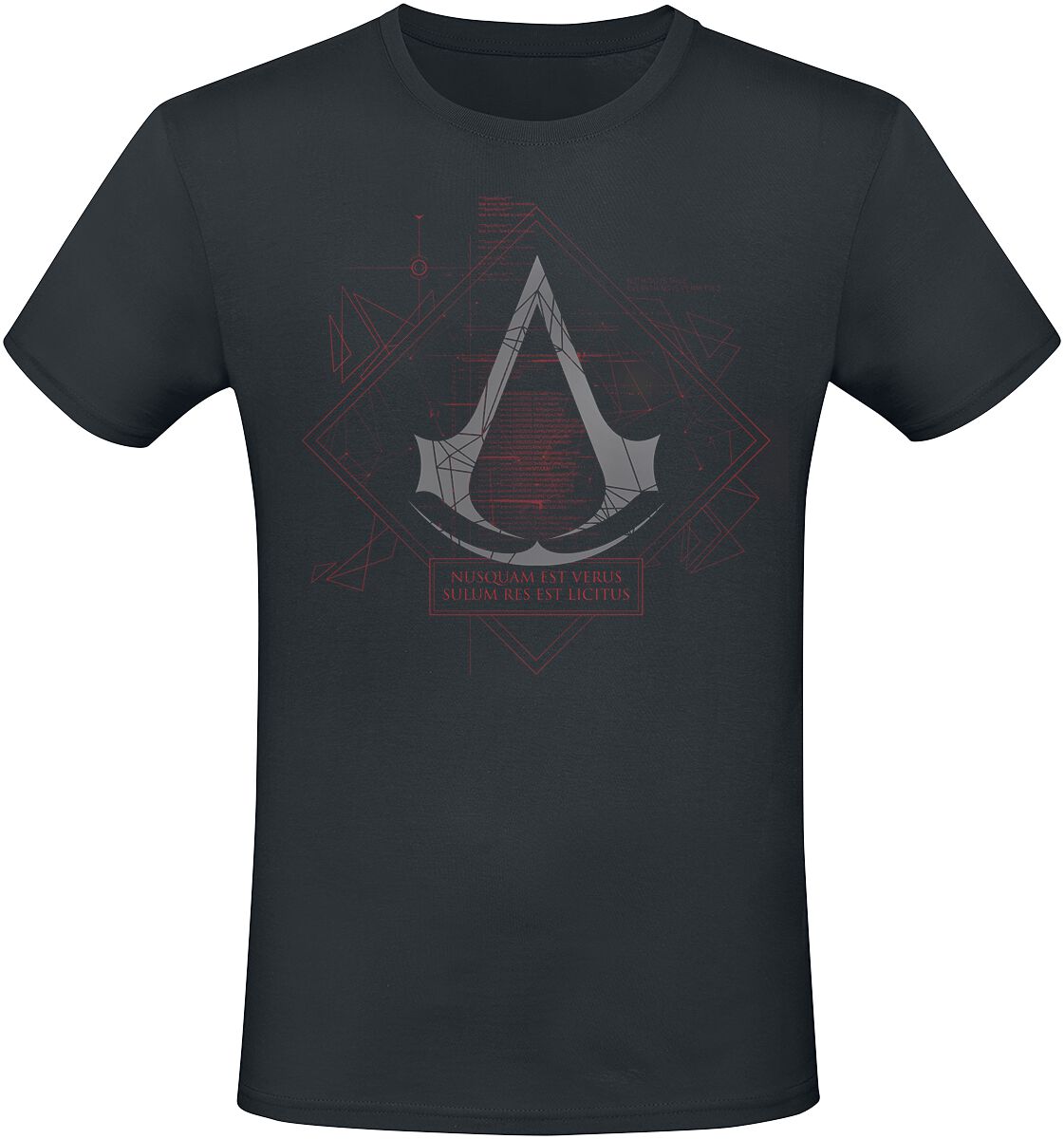 T-Shirt Manches courtes Gaming de Assassin's Creed - Nothing Is True - S à XXL - pour Homme - noir - Assassin's Creed