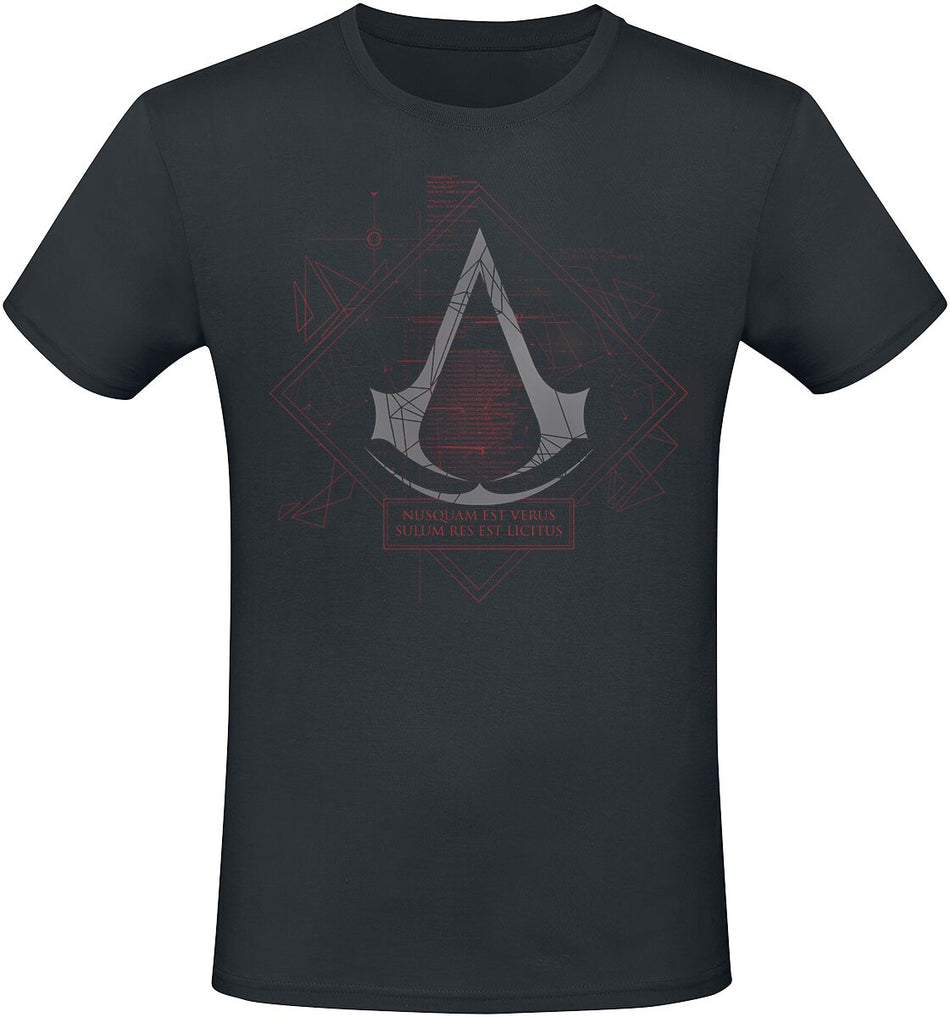 T-Shirt Manches courtes Gaming de Assassin's Creed - Nothing Is True - S à XXL - pour Homme - noir - Assassin's Creed