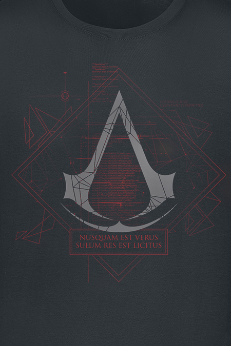 T-Shirt Manches courtes Gaming de Assassin's Creed - Nothing Is True - S à XXL - pour Homme - noir - Assassin's Creed - View 2