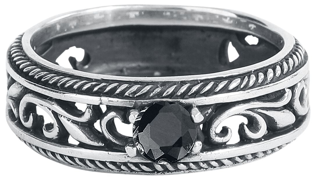 Bague Gothic de etNox - Princess - pour Femme - noir/argent - etNox