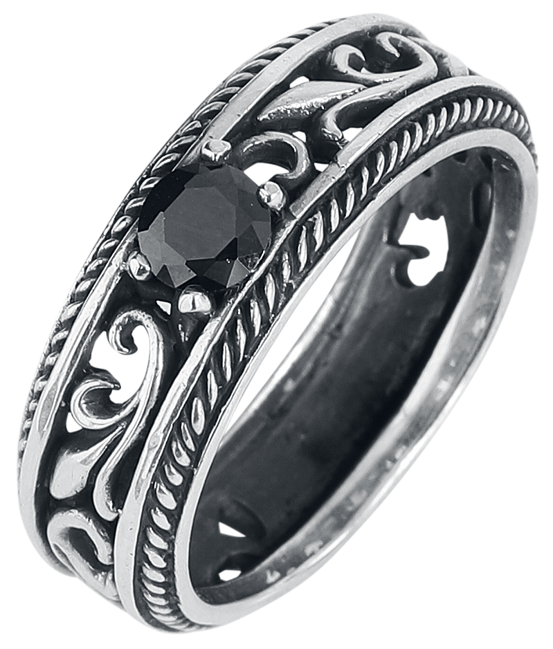 Bague Gothic de etNox - Princess - pour Femme - noir/argent - etNox - View 2