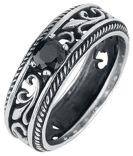 Bague Gothic de etNox - Princess - pour Femme - noir/argent - etNox - View 2