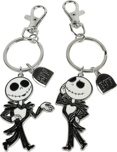 Porte-clefs Disney de L'Étrange Noël De Monsieur Jack - Jack - BFF - pour Unisexe - noir/argent - L'Étrange Noël De Monsieur Jack