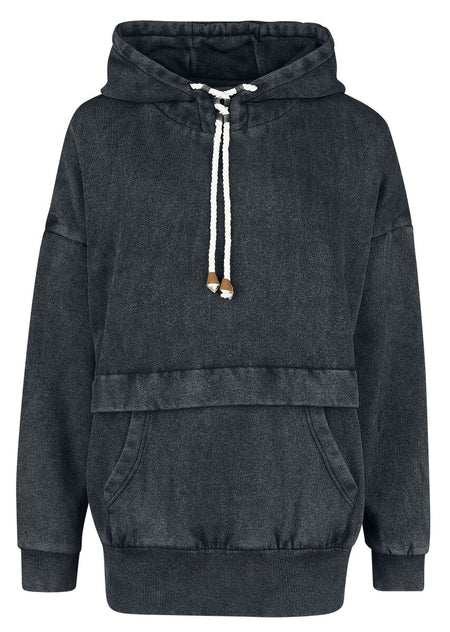 Sweat-shirt à capuche  de RED by EMP - Sweat à Capuche - S à XL - pour Femme - gris foncé - RED by EMP