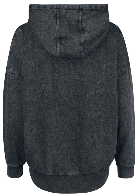 Sweat-shirt à capuche  de RED by EMP - Sweat à Capuche - S à XL - pour Femme - gris foncé - RED by EMP - View 2