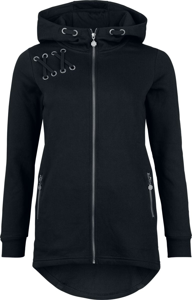 Sweat-shirt zippé à capuche  de Rammstein - Hand In Hand - S à 3XL - pour Femme - noir - Rammstein