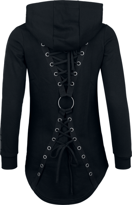 Sweat-shirt zippé à capuche  de Rammstein - Hand In Hand - S à 3XL - pour Femme - noir - Rammstein - View 2