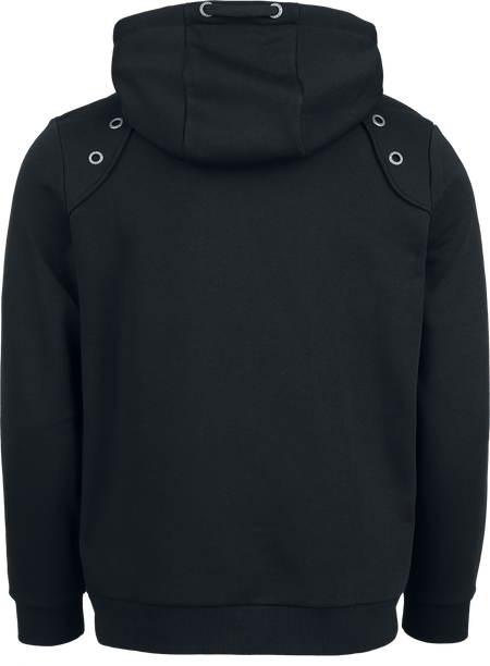 Sweat-shirt zippé à capuche  de Rammstein - Herz Und Seele - S à XL - pour Homme - noir - Rammstein - View 2