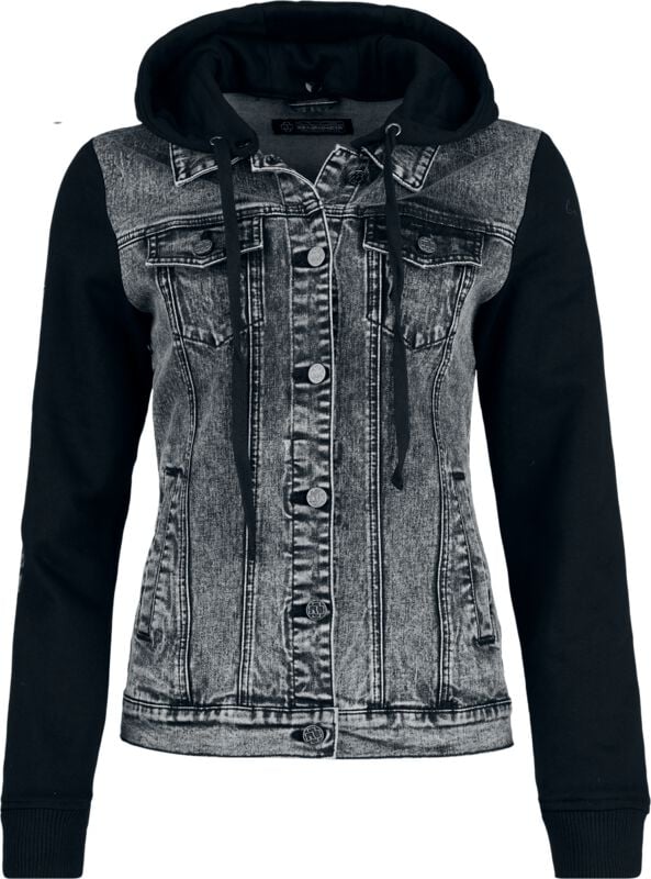Veste en Jean  de Rammstein - Wo Bist Du - S à 3XL - pour Femme - gris/noir - Rammstein