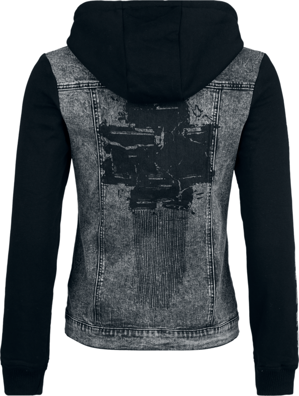 Veste en Jean  de Rammstein - Wo Bist Du - S à 3XL - pour Femme - gris/noir - Rammstein - View 2