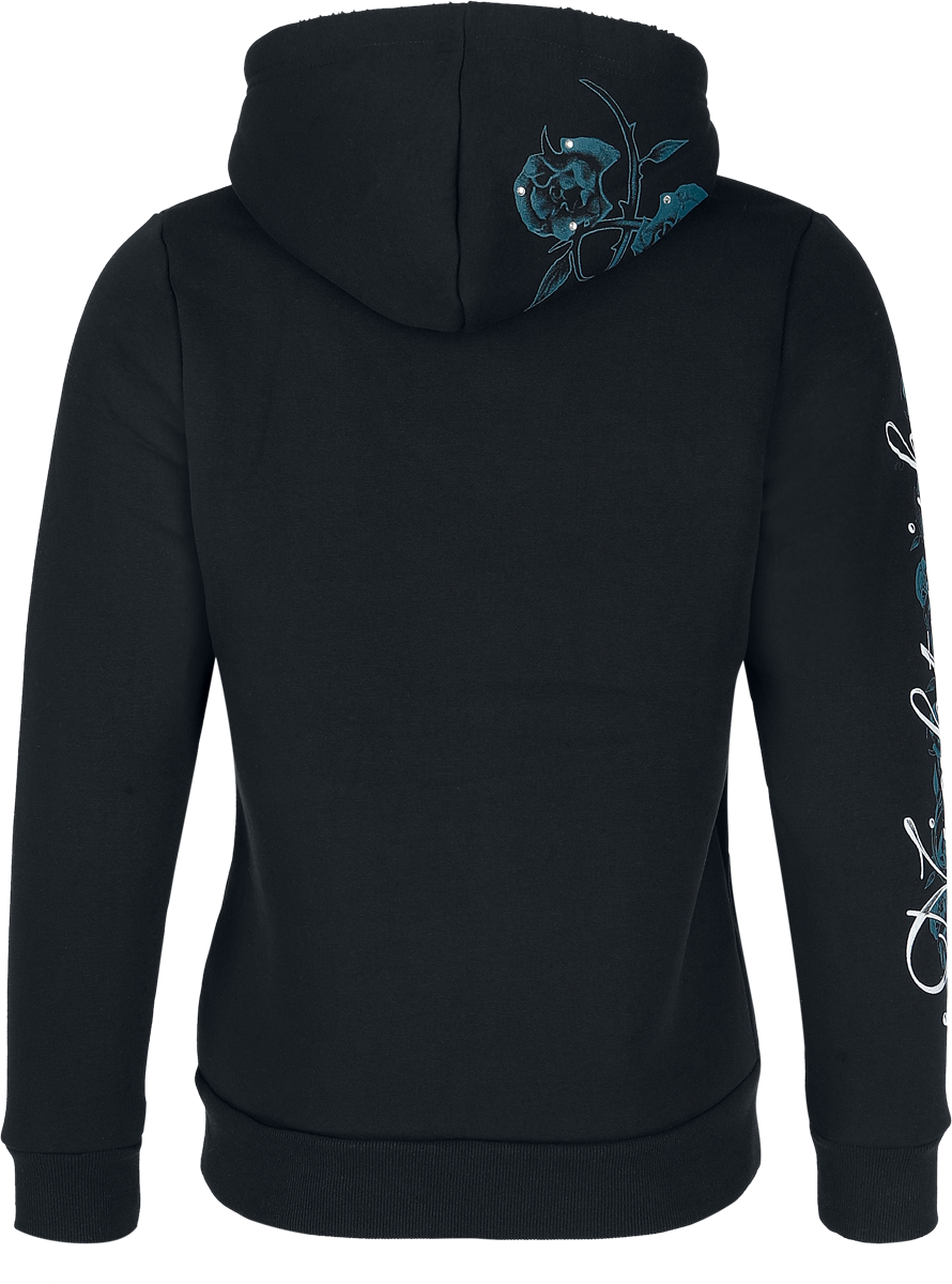 Sweat-shirt zippé à capuche  de Nightwish - EMP Signature Collection - S à XL - pour Femme - noir - Nightwish - View 2