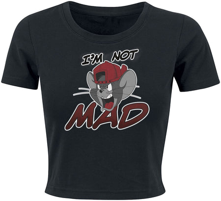 T-Shirt Manches courtes  de Tom Et Jerry - Jerry - I'm Not Mad - S à XL - pour Femme - noir - Tom Et Jerry