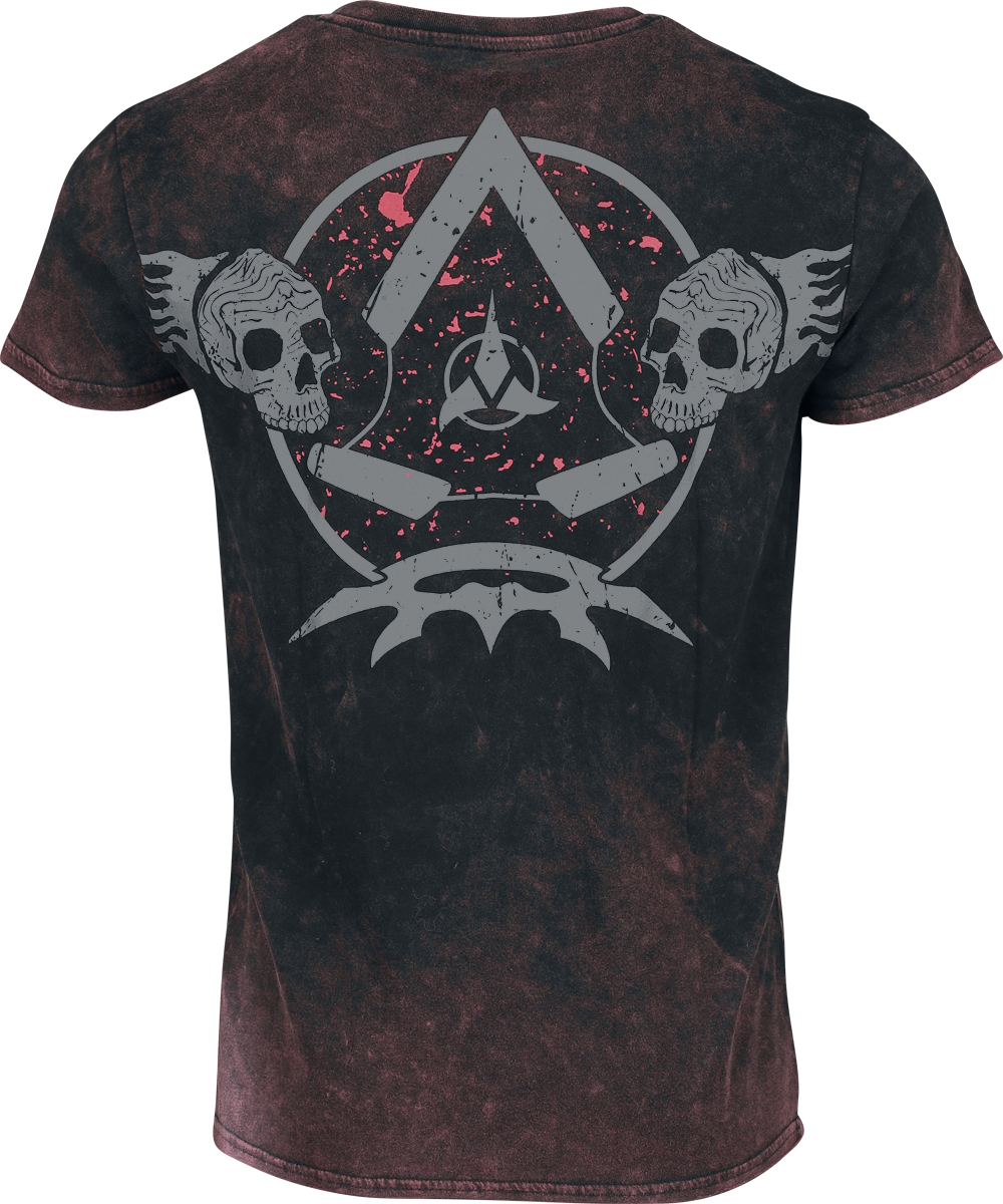 T-Shirt Manches courtes  de Star Trek - Klingon Empire - S à XL - pour Homme - multicolore - Star Trek - View 2
