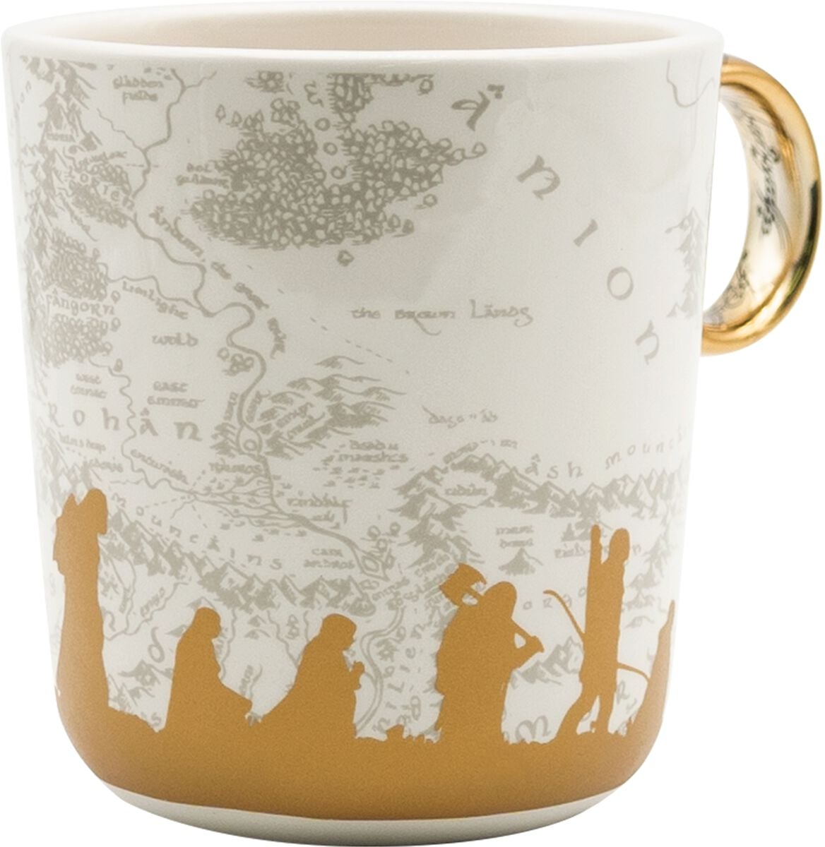 Mug  de Le Seigneur Des Anneaux - L'Anneau Unique - pour Indifférent - multicolore - Le Seigneur Des Anneaux