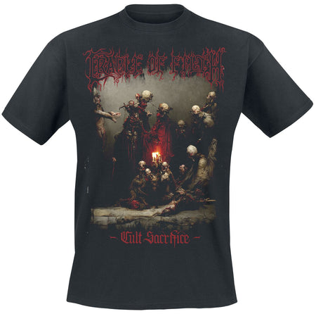 T-Shirt Manches courtes  de Cradle Of Filth - Cult Sacrifice - S à XXL - pour Homme - noir - Cradle Of Filth