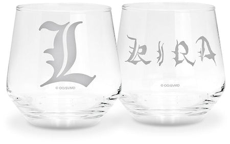 Lot de verres  de Death Note - Kira & L - pour Unisexe - transparent - Death Note