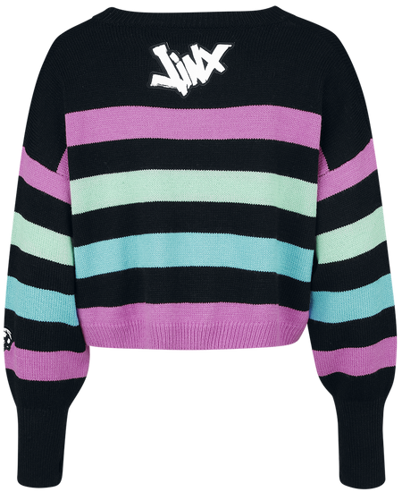 Pull tricoté Gaming de League of Legends - Arcane - Arcane - Jinx - S à XXL - pour Femme - multicolore - League Of Legends - View 2