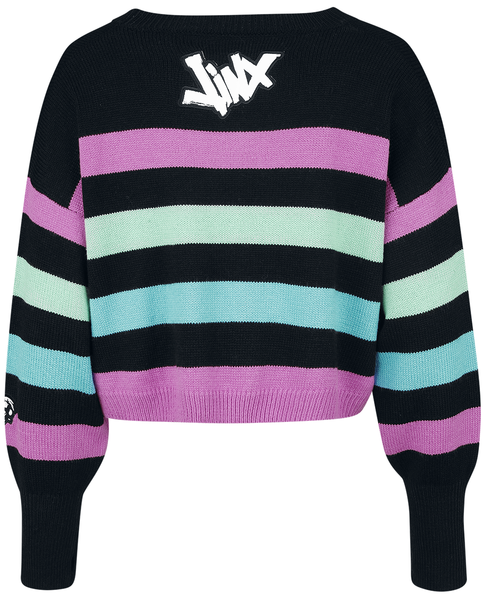 Pull tricoté Gaming de League of Legends - Arcane - Arcane - Jinx - S à XXL - pour Femme - multicolore - League Of Legends - View 2