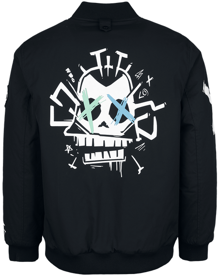 Bomber Gaming de League of Legends - Arcane - Arcane - Jinx - S à XXL - pour Homme - noir - League Of Legends - View 2
