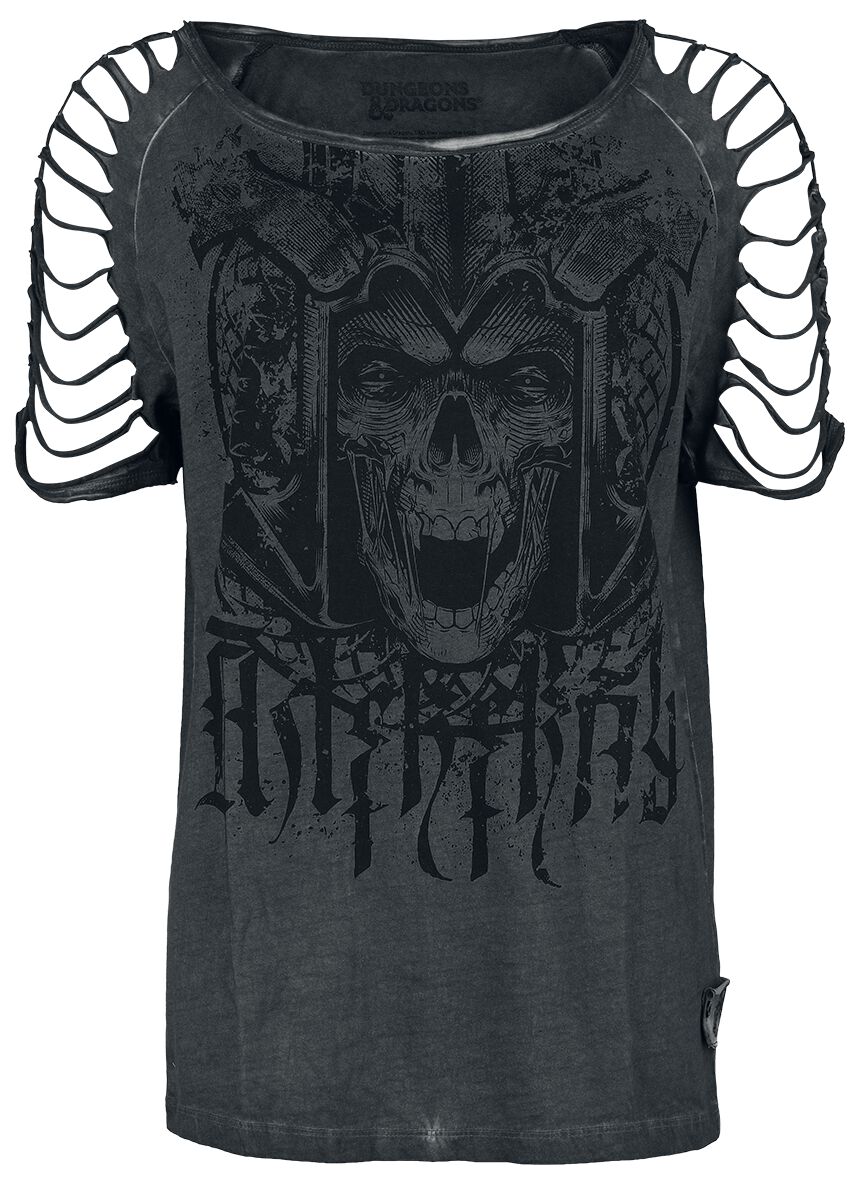 T-Shirt Manches courtes Gaming de Donjons & Dragons - Acererak - S à XXL - pour Femme - gris foncé - Donjons & Dragons