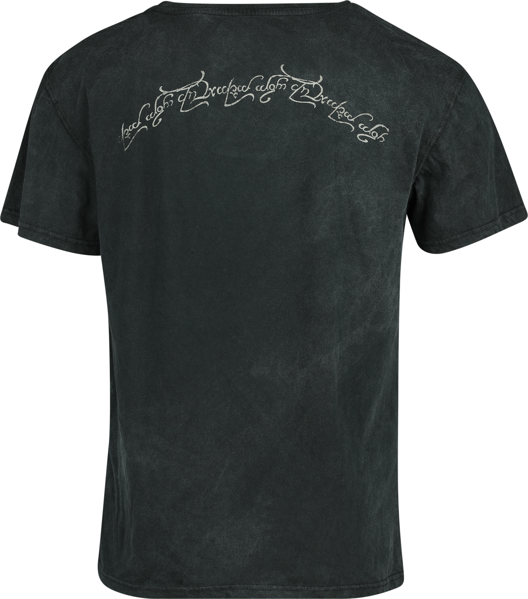T-Shirt Manches courtes  de Le Seigneur Des Anneaux - Mordor - Ring - S à M - pour Homme - noir - Le Seigneur Des Anneaux - View 2