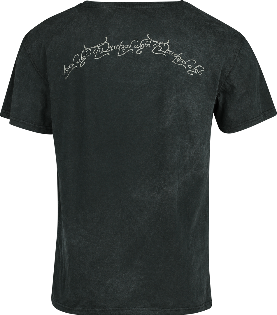 T-Shirt Manches courtes  de Le Seigneur Des Anneaux - Mordor - Ring - S à M - pour Homme - noir - Le Seigneur Des Anneaux - View 2