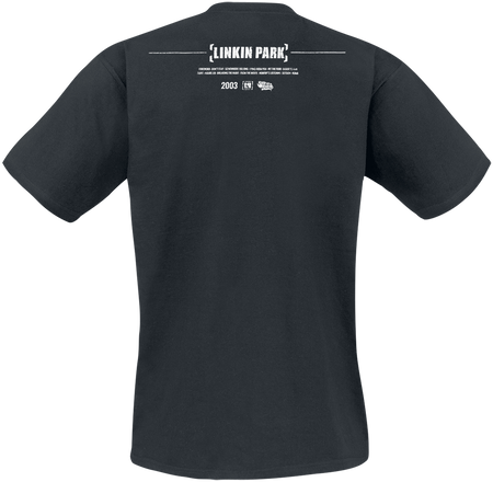 T-Shirt Manches courtes  de Linkin Park - Wall Art - S à XL - pour Homme - noir - Linkin Park - View 2