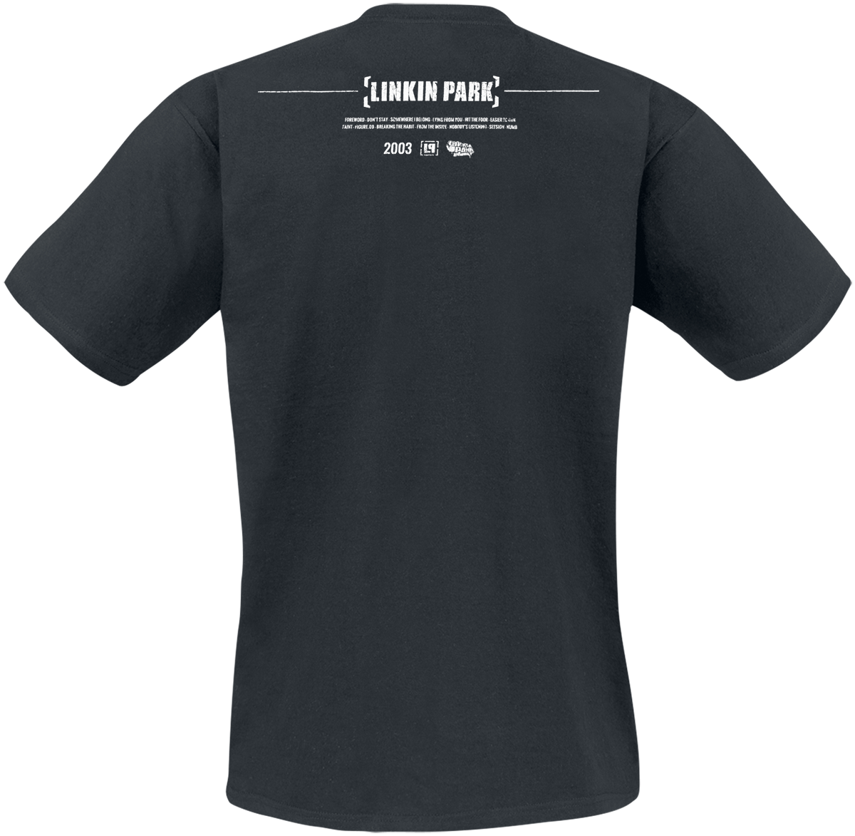 T-Shirt Manches courtes  de Linkin Park - Wall Art - S à XXL - pour Homme - noir - Linkin Park - View 2