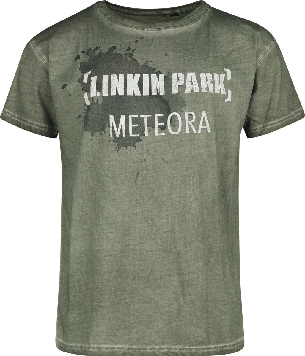 T-Shirt Manches courtes  de Linkin Park - Linkin Park Vintage - S à XXL - pour Homme - vert - Linkin Park