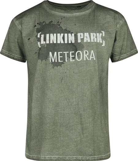 T-Shirt Manches courtes  de Linkin Park - Linkin Park Vintage - S à XXL - pour Homme - vert - Linkin Park