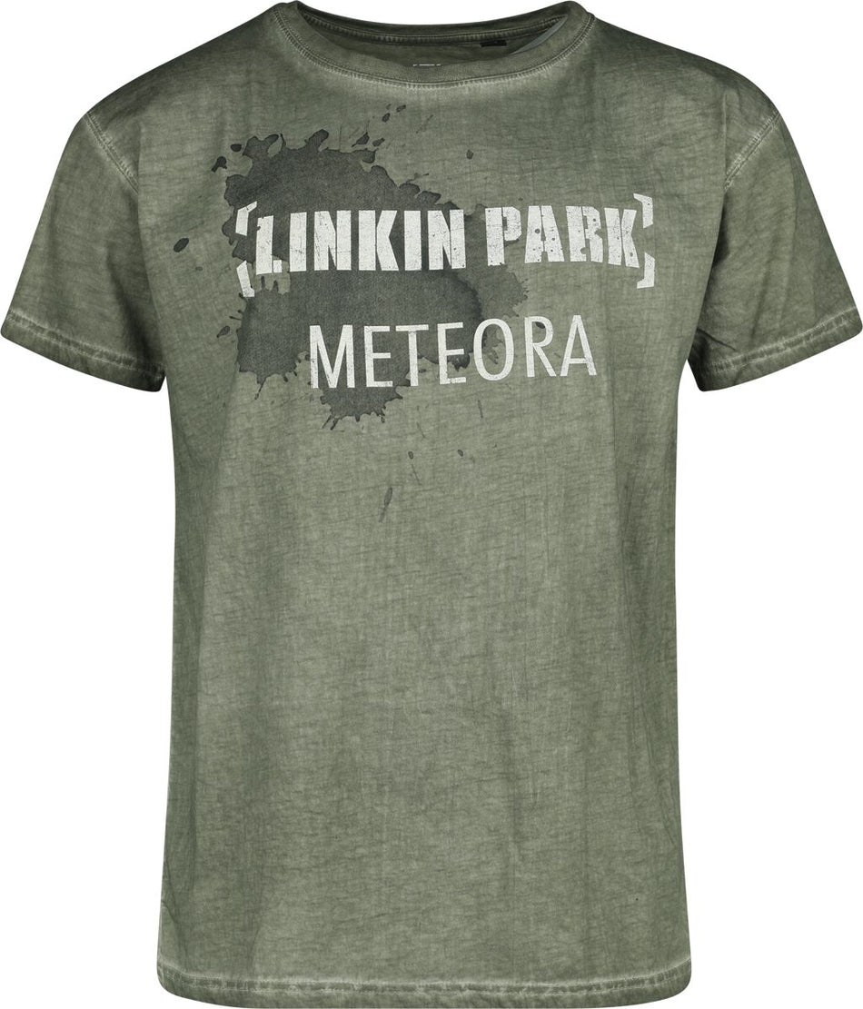 T-Shirt Manches courtes  de Linkin Park - Linkin Park Vintage - S à XXL - pour Homme - vert - Linkin Park