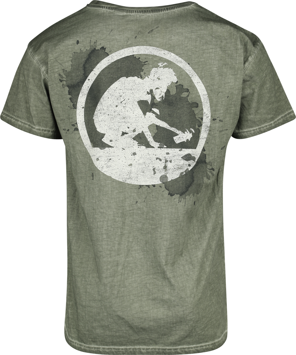 T-Shirt Manches courtes  de Linkin Park - Linkin Park Vintage - S à XXL - pour Homme - vert - Linkin Park - View 2