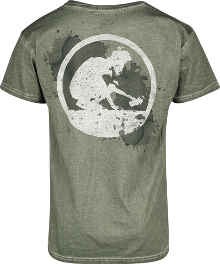 T-Shirt Manches courtes  de Linkin Park - Linkin Park Vintage - S à XXL - pour Homme - vert - Linkin Park - View 2