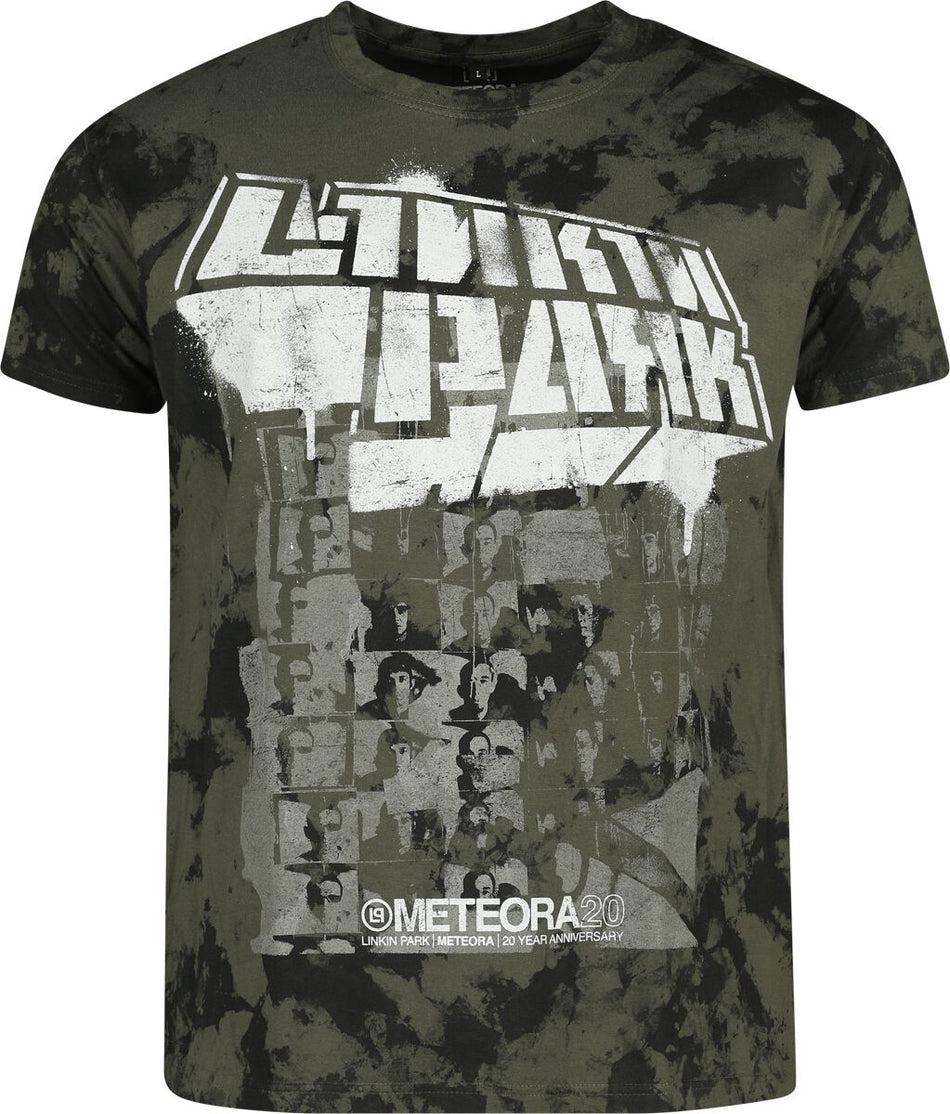 T-Shirt Manches courtes  de Linkin Park - Spray Collage - S à XXL - pour Homme - vert - Linkin Park
