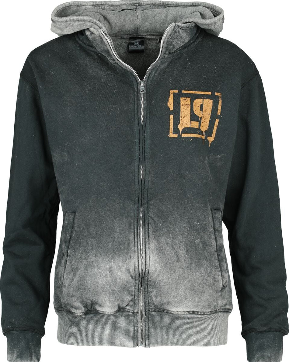 Sweat-shirt zippé à capuche  de Linkin Park - Only Guy - S à XXL - pour Femme - gris - Linkin Park
