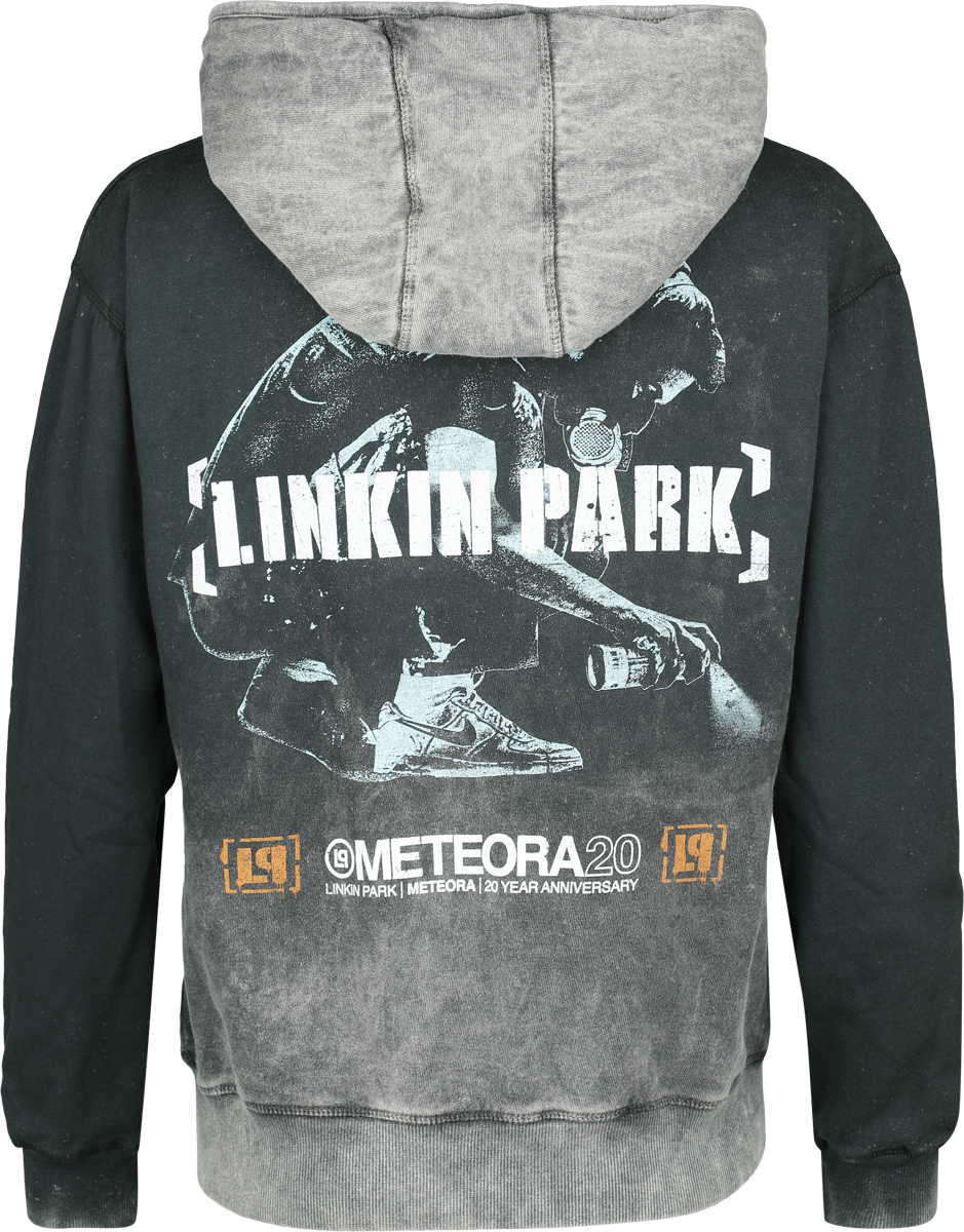 Sweat-shirt zippé à capuche  de Linkin Park - Only Guy - S à XXL - pour Femme - gris - Linkin Park - View 2