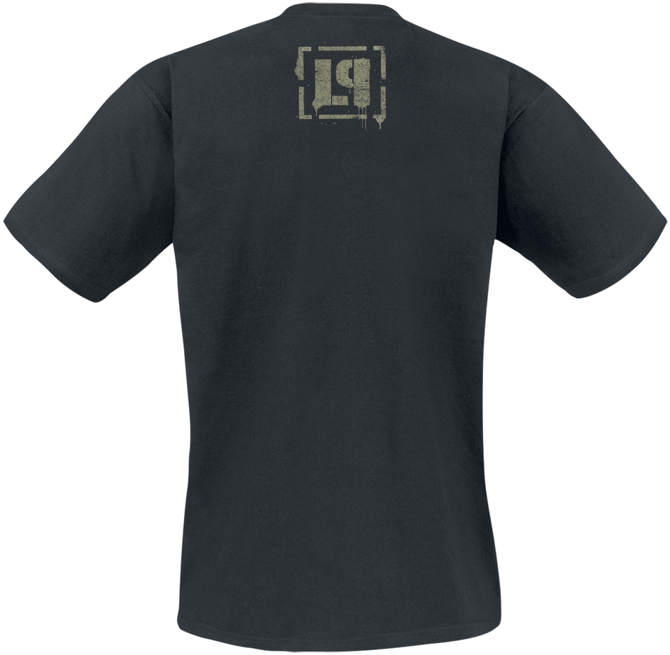 T-Shirt Manches courtes  de Linkin Park - Drip Collage - S à XXL - pour Homme - noir - Linkin Park - View 2