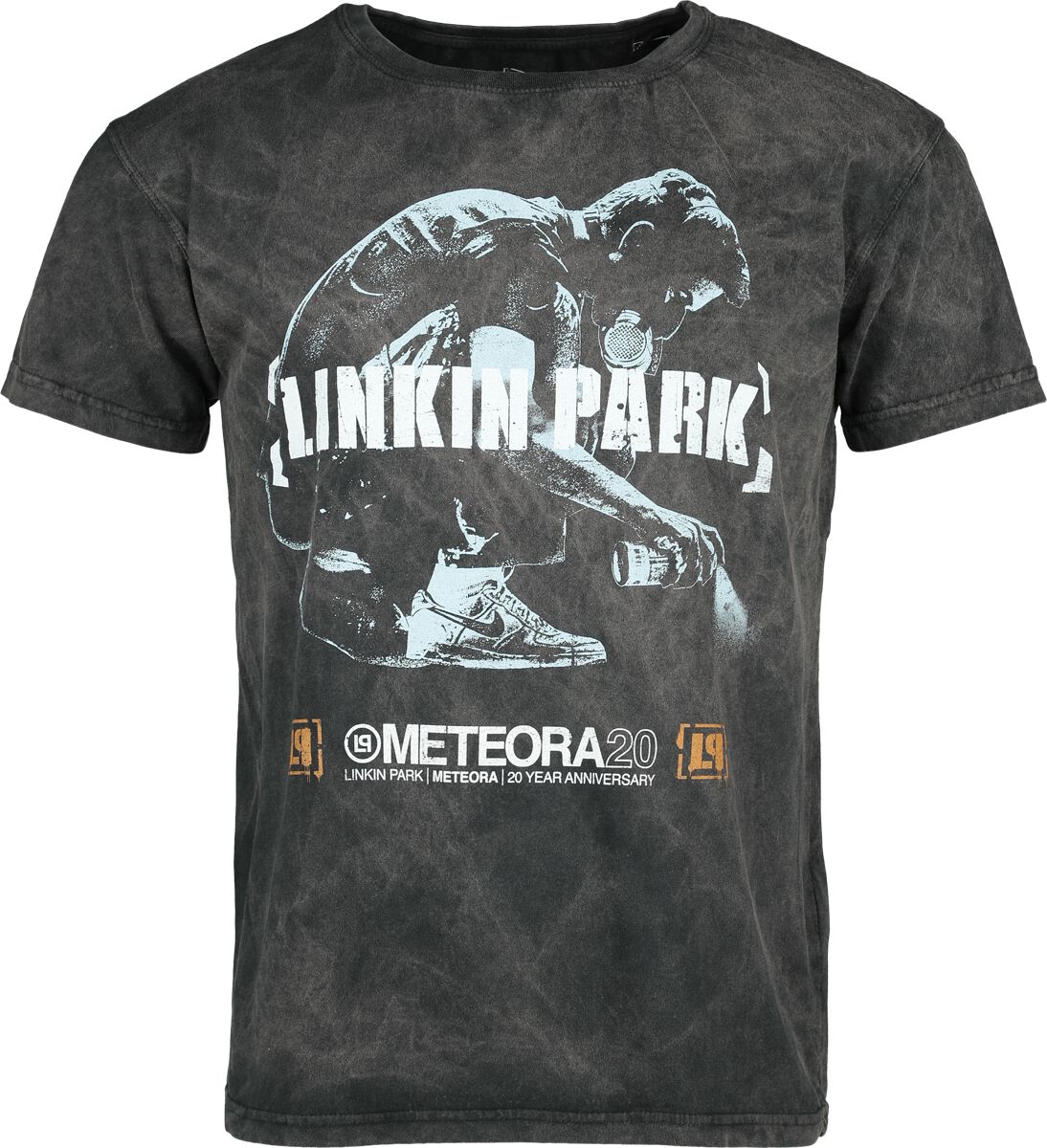 T-Shirt Manches courtes  de Linkin Park - Only Guy - S à XXL - pour Homme - gris - Linkin Park