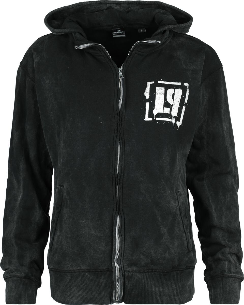 Sweat-shirt zippé à capuche  de Linkin Park - Meteora Spray - S à XXL - pour Femme - noir - Linkin Park