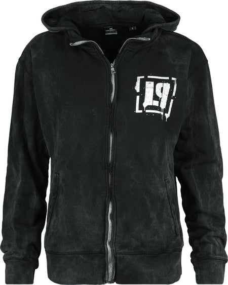 Sweat-shirt zippé à capuche  de Linkin Park - Meteora Spray - S à XXL - pour Femme - noir - Linkin Park