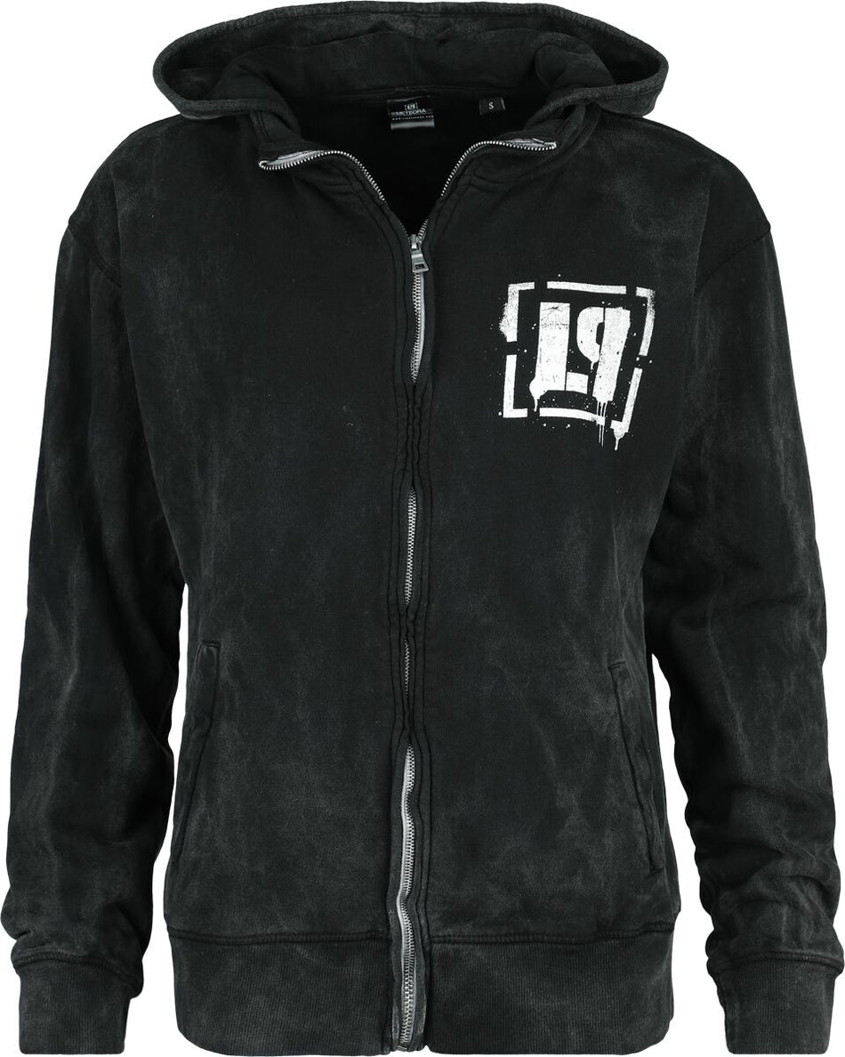 Sweat-shirt zippé à capuche  de Linkin Park - Meteora Spray - S à XXL - pour Femme - noir - Linkin Park