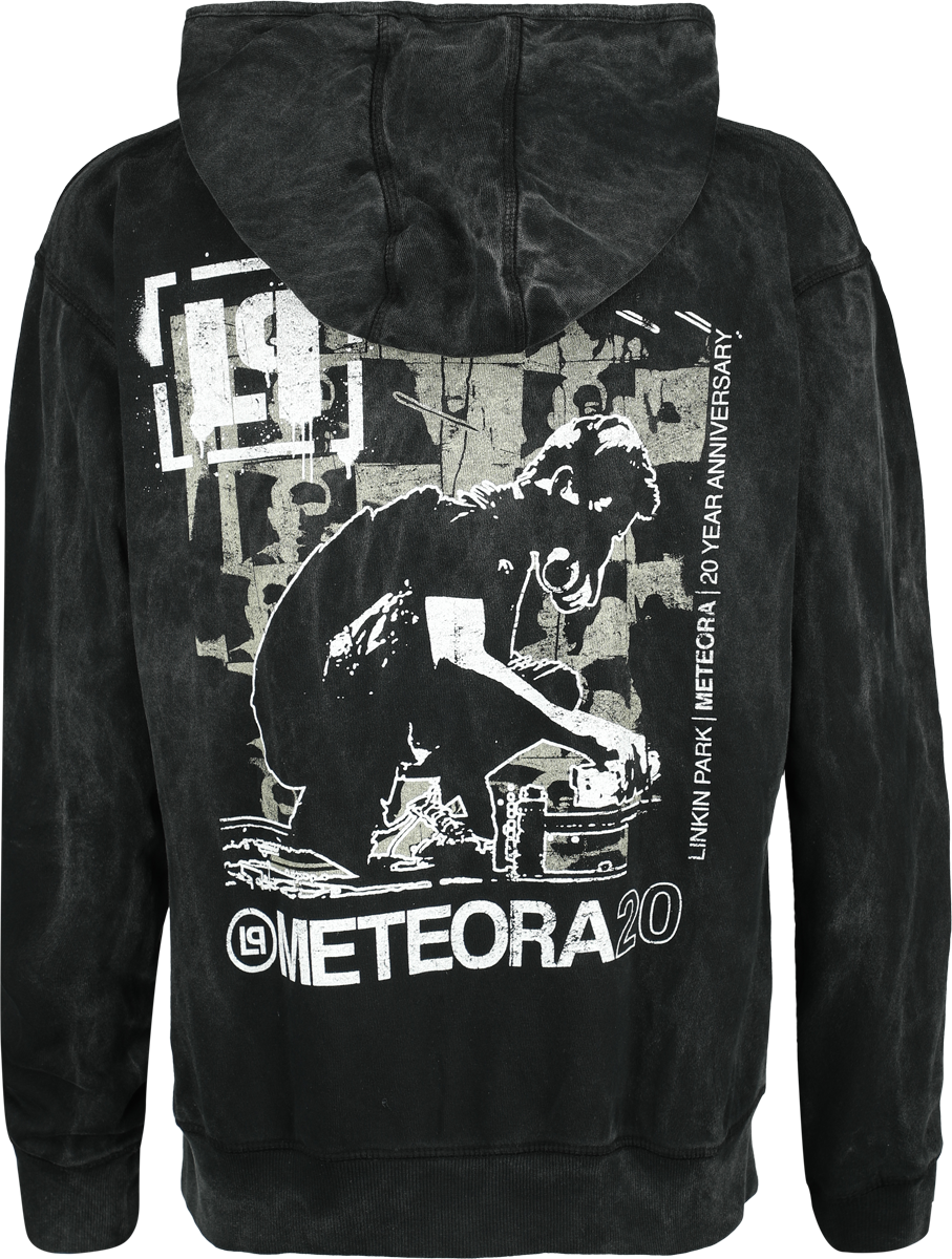Sweat-shirt zippé à capuche  de Linkin Park - Meteora Spray - S à XXL - pour Femme - noir - Linkin Park - View 2