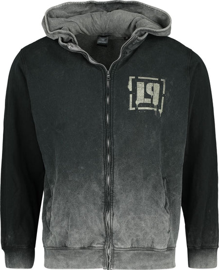 Sweat-shirt zippé à capuche  de Linkin Park - Meteora Spray - S à XXL - pour Homme - gris - Linkin Park
