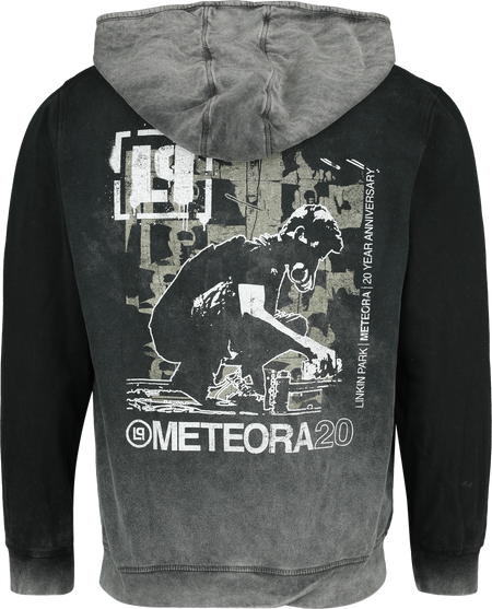 Sweat-shirt zippé à capuche  de Linkin Park - Meteora Spray - S à XXL - pour Homme - gris - Linkin Park - View 2