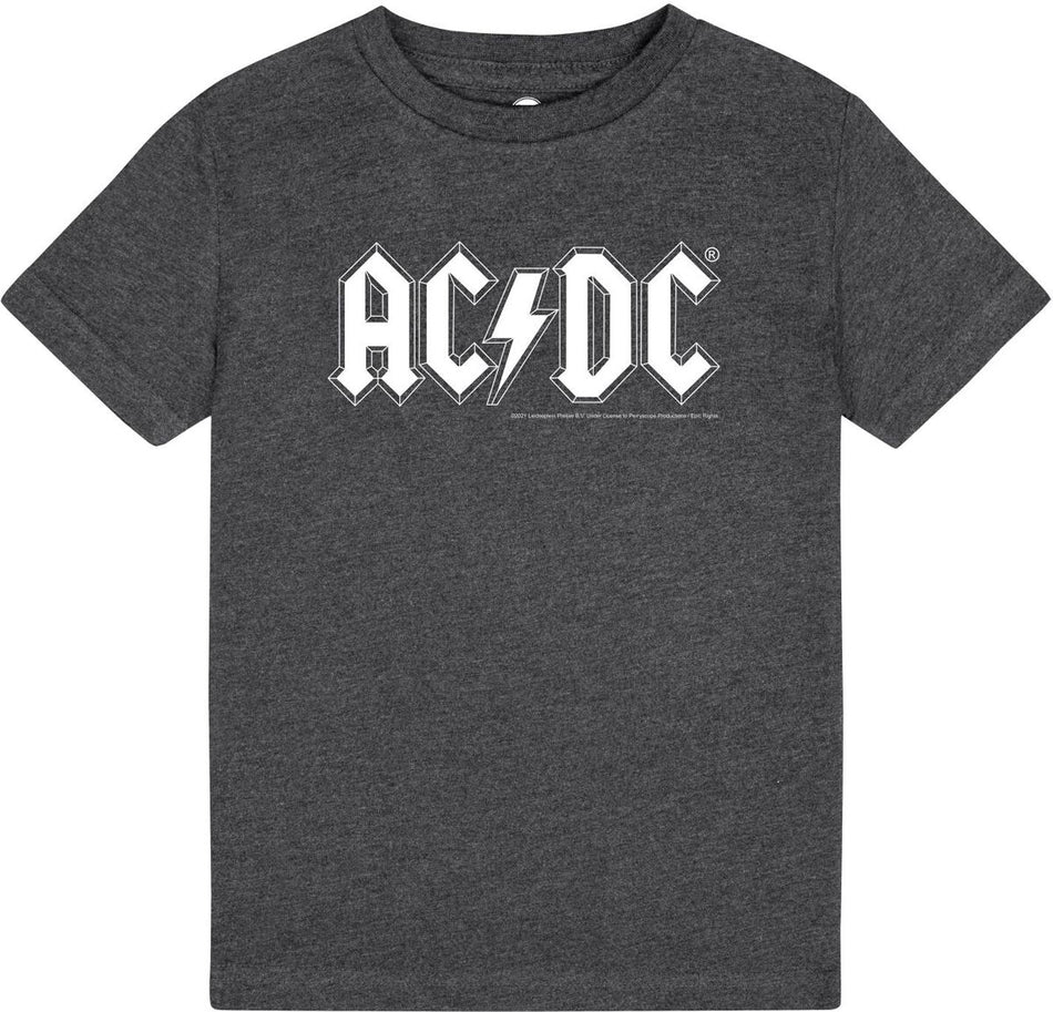 T-shirt  de AC/DC - Metal-Kids - Logo - 104 à 164 - pour filles & garçonse - anthracite - AC/DC