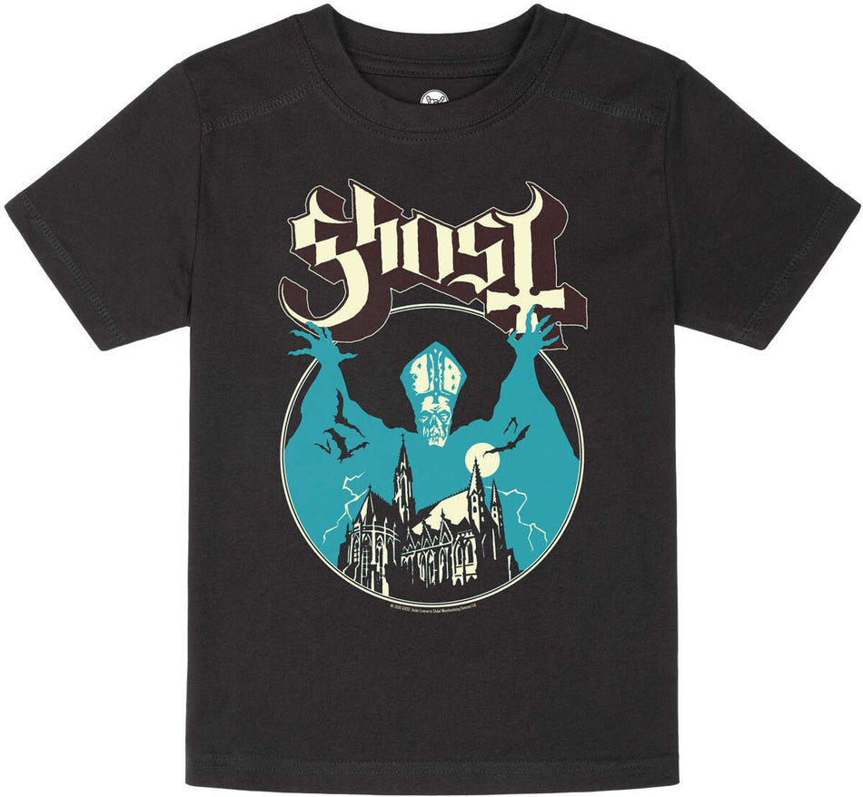 T-shirt  de Ghost - Metal-Kids - Opus - 92 à 164 - pour Enfants - noir - Ghost